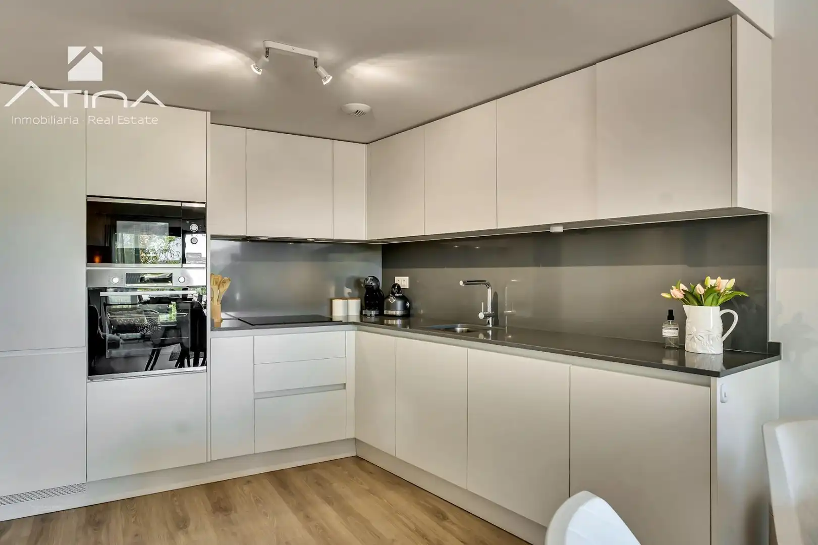 Cuina de Apartament en venda en Jávea / Xàbia amb Aire condicionat, Jardí privat i Terrassa