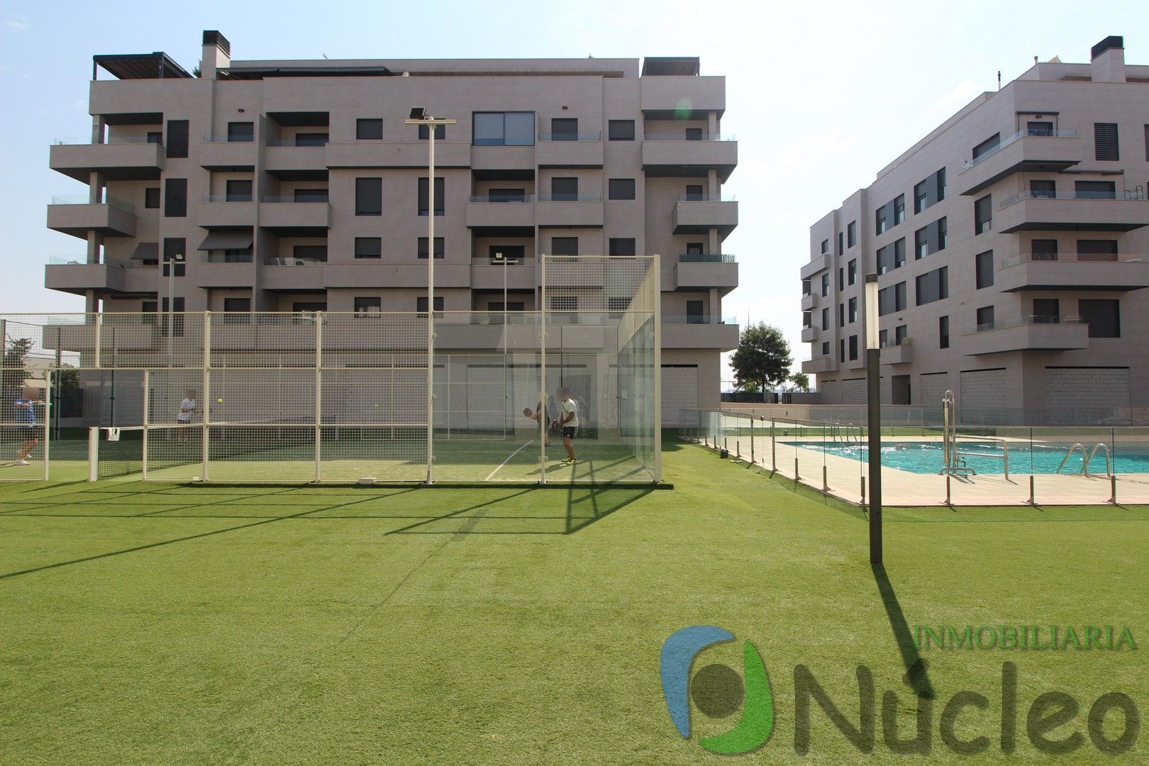Swimming pool of Apartment to rent in Badajoz Capital  with Air Conditioner, Heating and Terrace