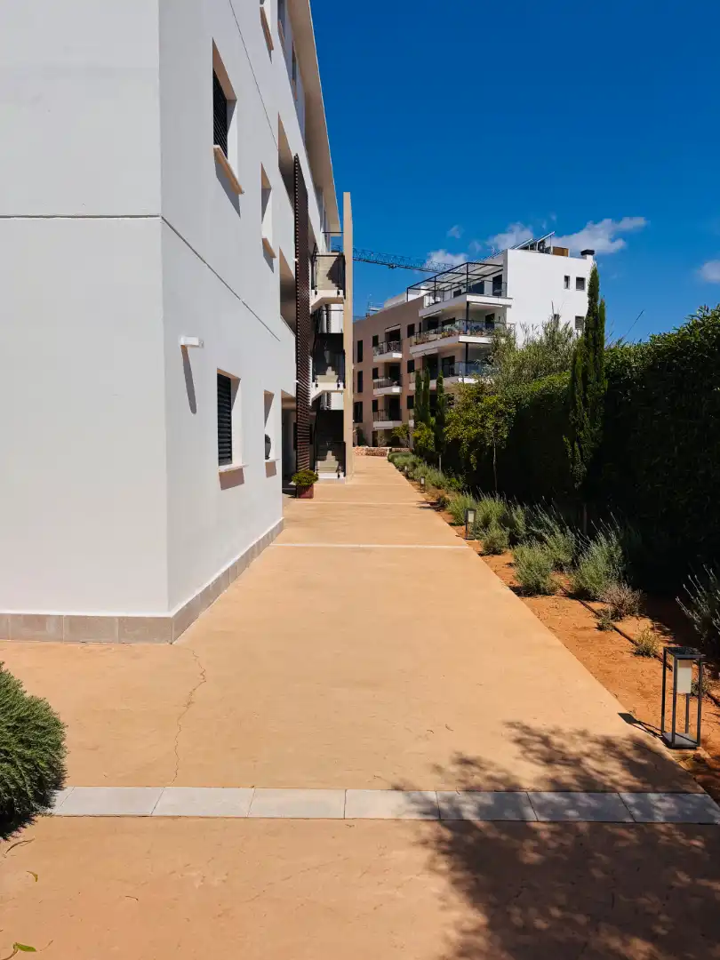 Vista exterior de Planta baja en venta en Sant Llorenç des Cardassar con Aire acondicionado, Jardín privado y Amueblado