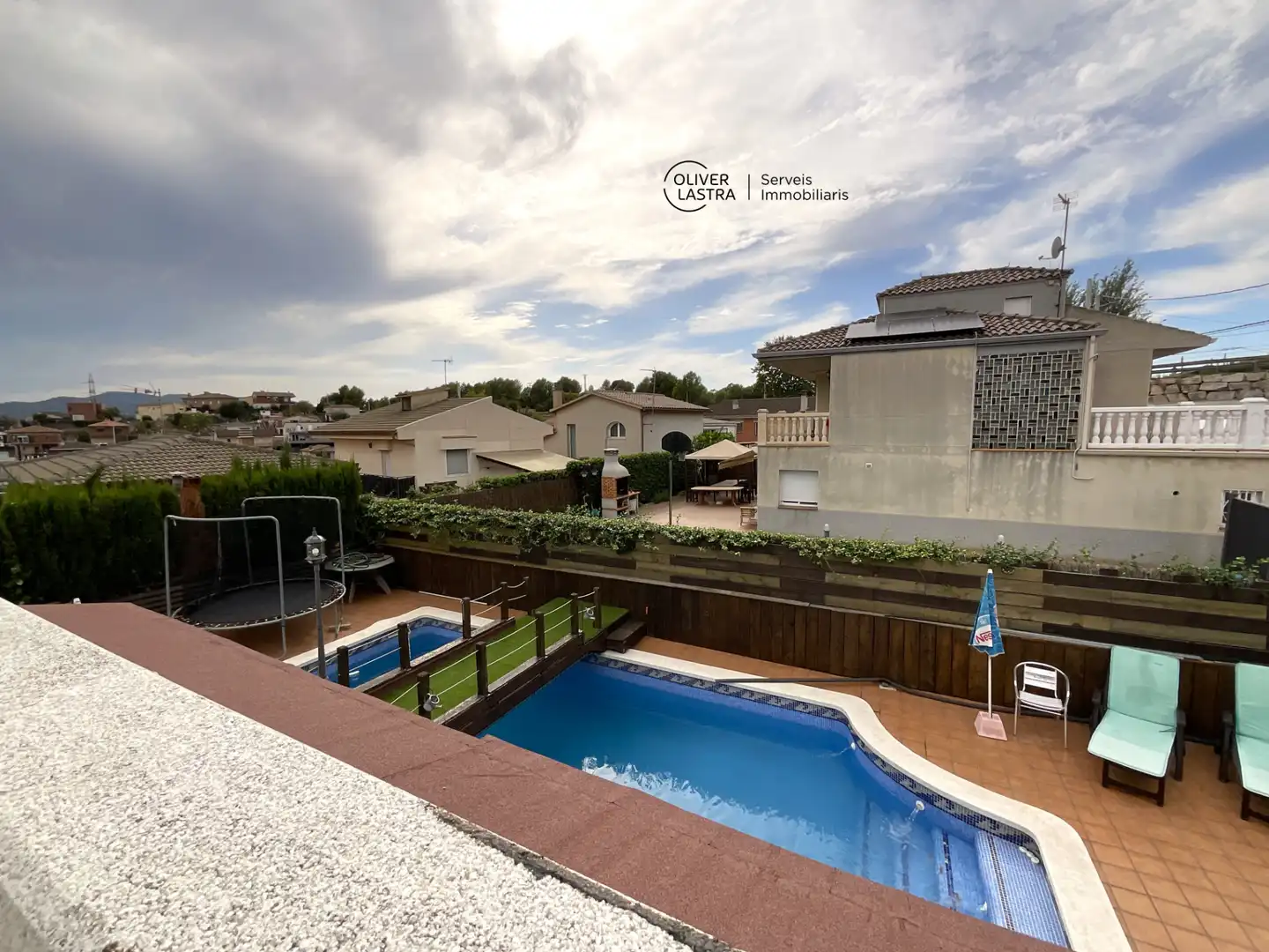 Piscina de Casa o chalet en venta en Castellbisbal con Aire acondicionado, Jardín privado y Terraza