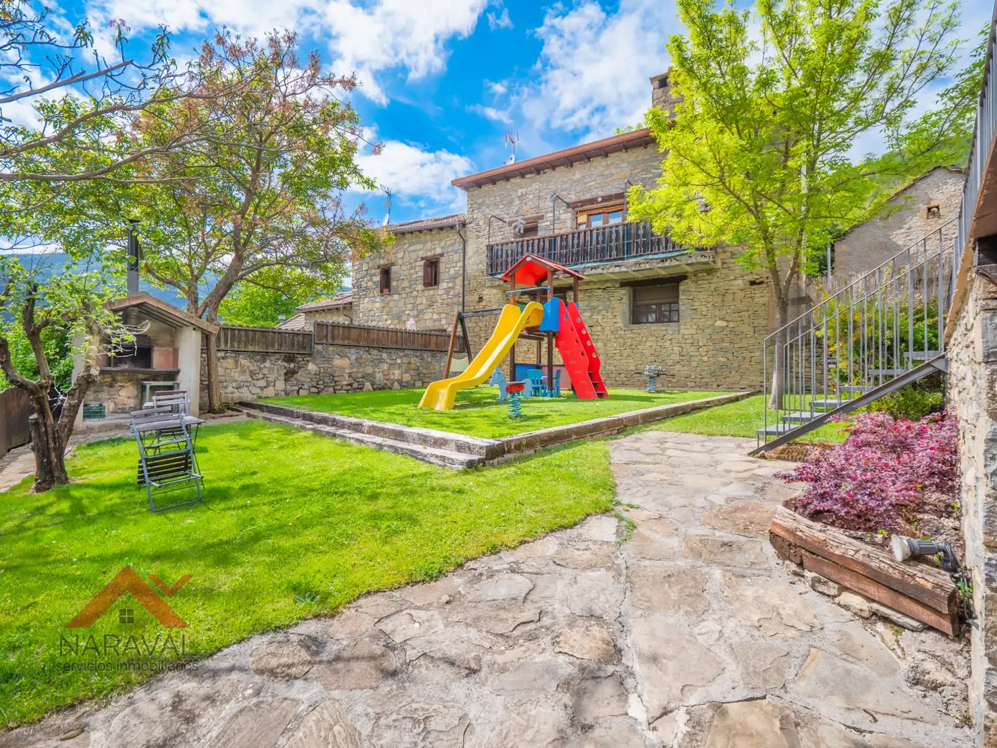 Jardín de Casa o chalet en venta en Fiscal con Aire acondicionado, Calefacción y Jardín privado