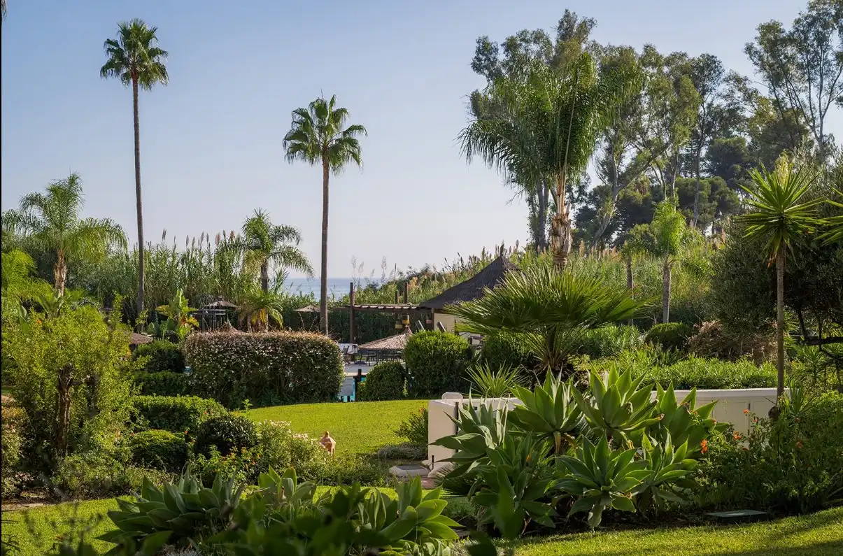 Jardí de Apartament en venda en Estepona amb Aire condicionat, Calefacció i Jardí privat