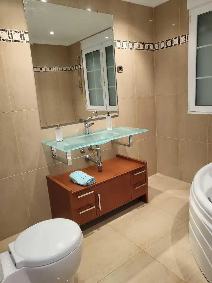 Baño de Casa o chalet en venta en El Palomar con Aire acondicionado, Jardín privado y Terraza