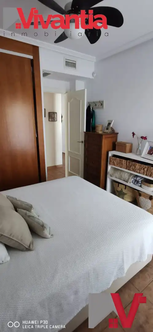 Bedroom of Flat for sale in Vera  with Air Conditioner, Heating and Terrace