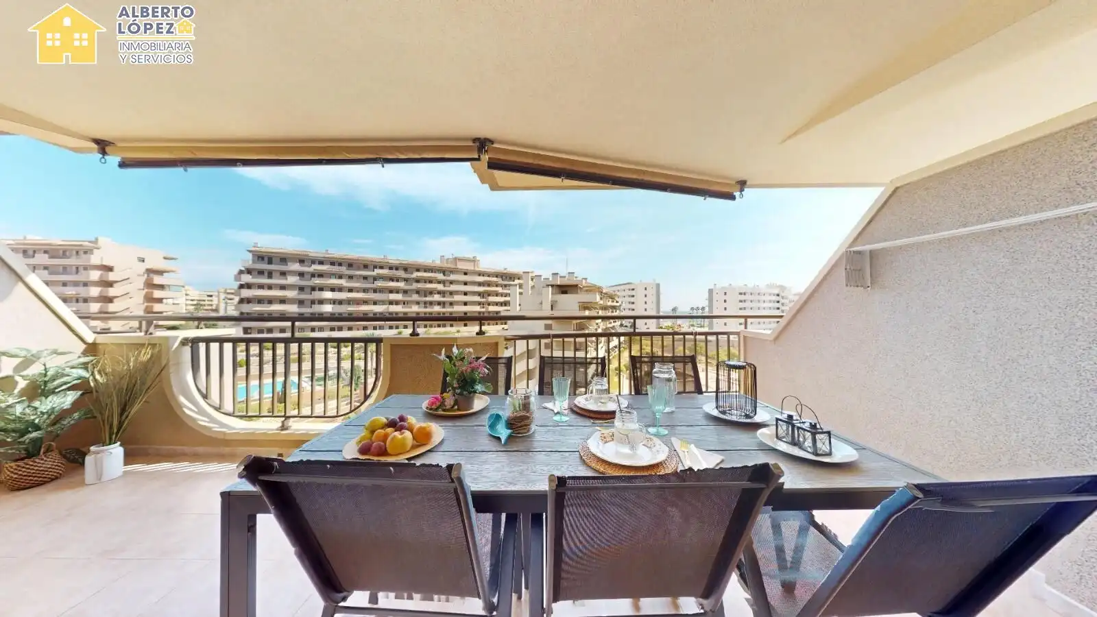 Terrasse von Wohnung zur Miete in Elche / Elx mit Klimaanlage, Terrasse und Möbliert