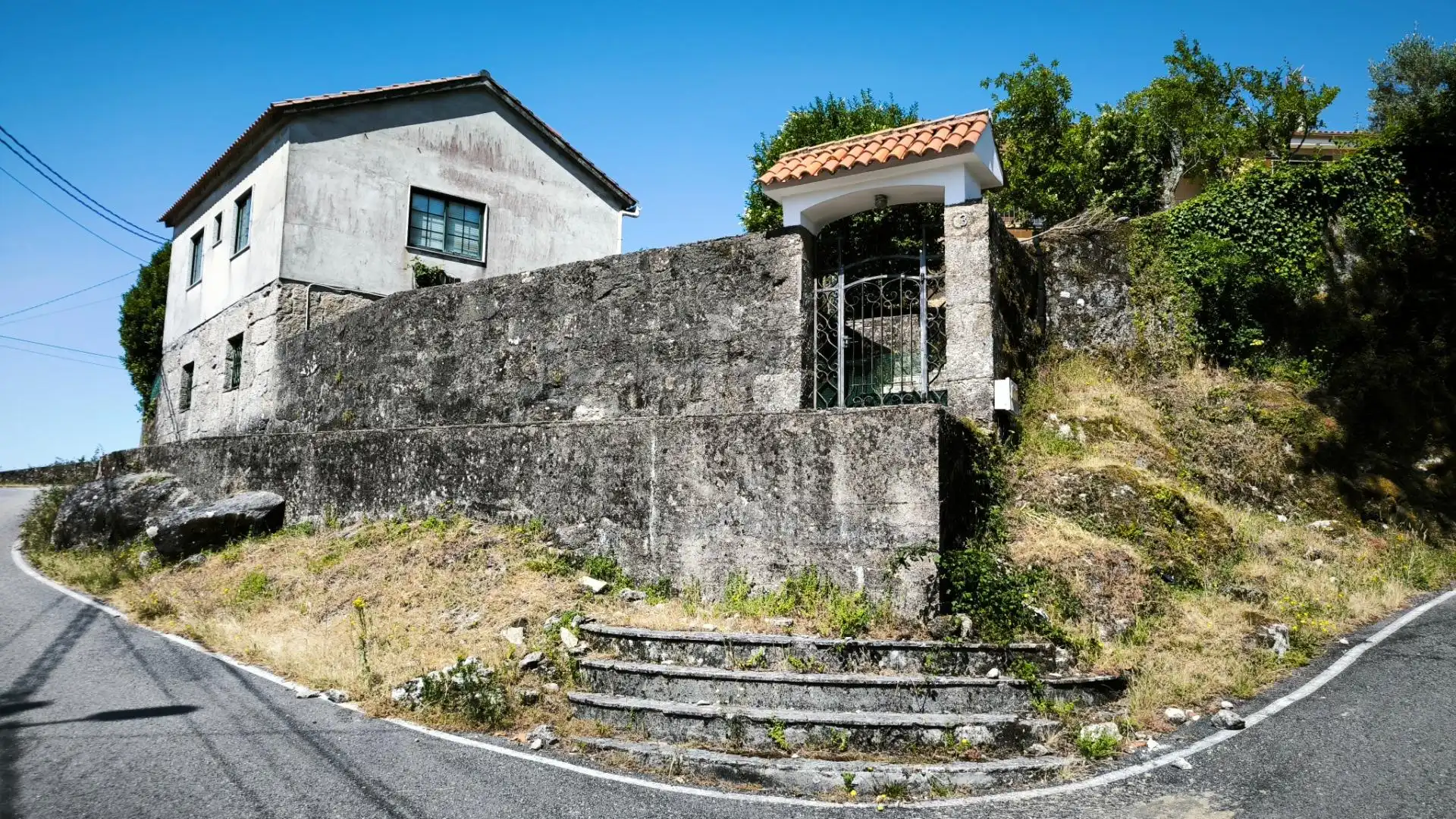 Vista exterior de Casa o chalet en venta en A Lama   con Calefacción, Trastero y Balcón