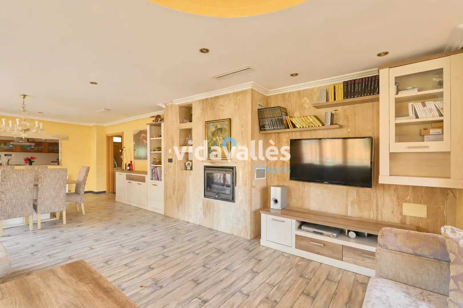 Sala de estar de Casa o chalet en venta en Sant Celoni con Aire acondicionado, Calefacción y Jardín privado