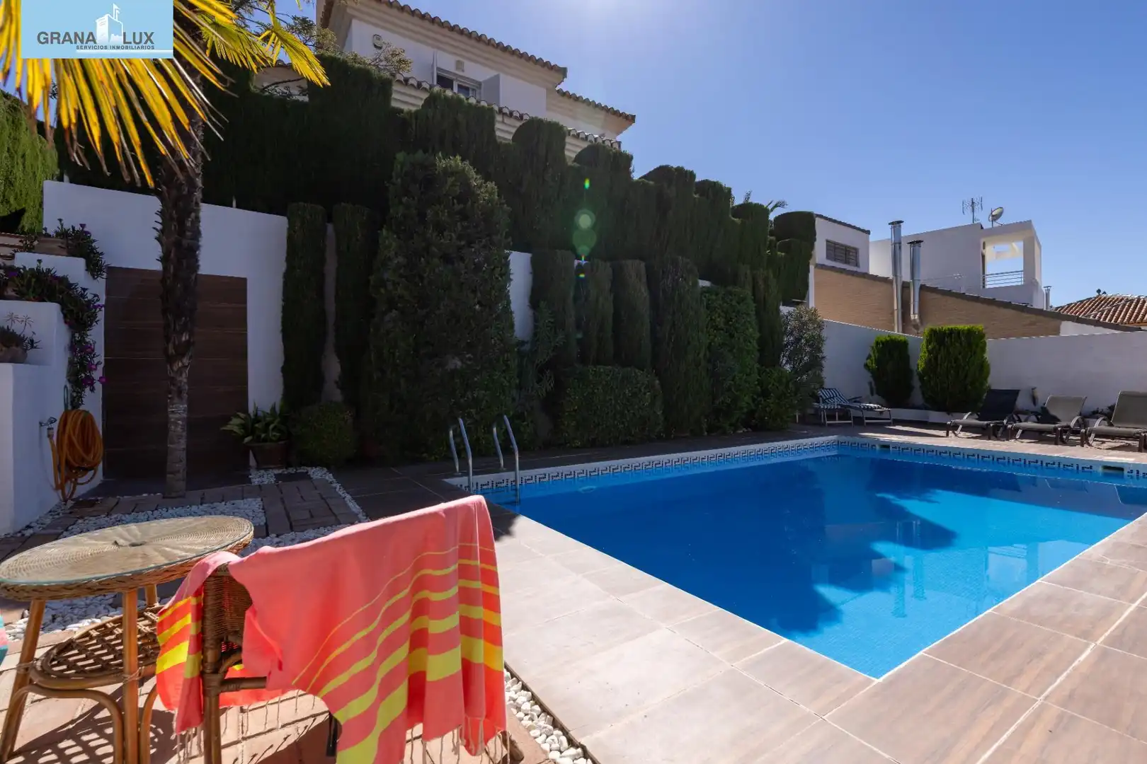 Piscina de Casa o chalet en venta en Monachil con Calefacción, Jardín privado y Terraza