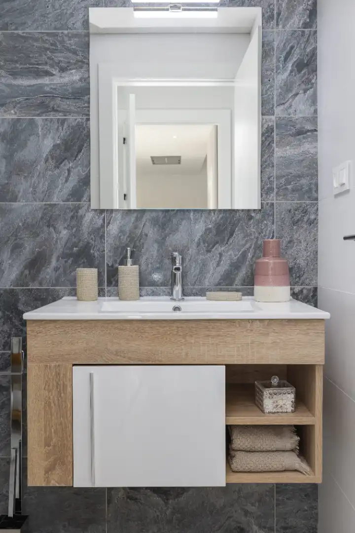 Baño de Apartamento en venta en San Miguel de Salinas con Aire acondicionado, Terraza y Trastero