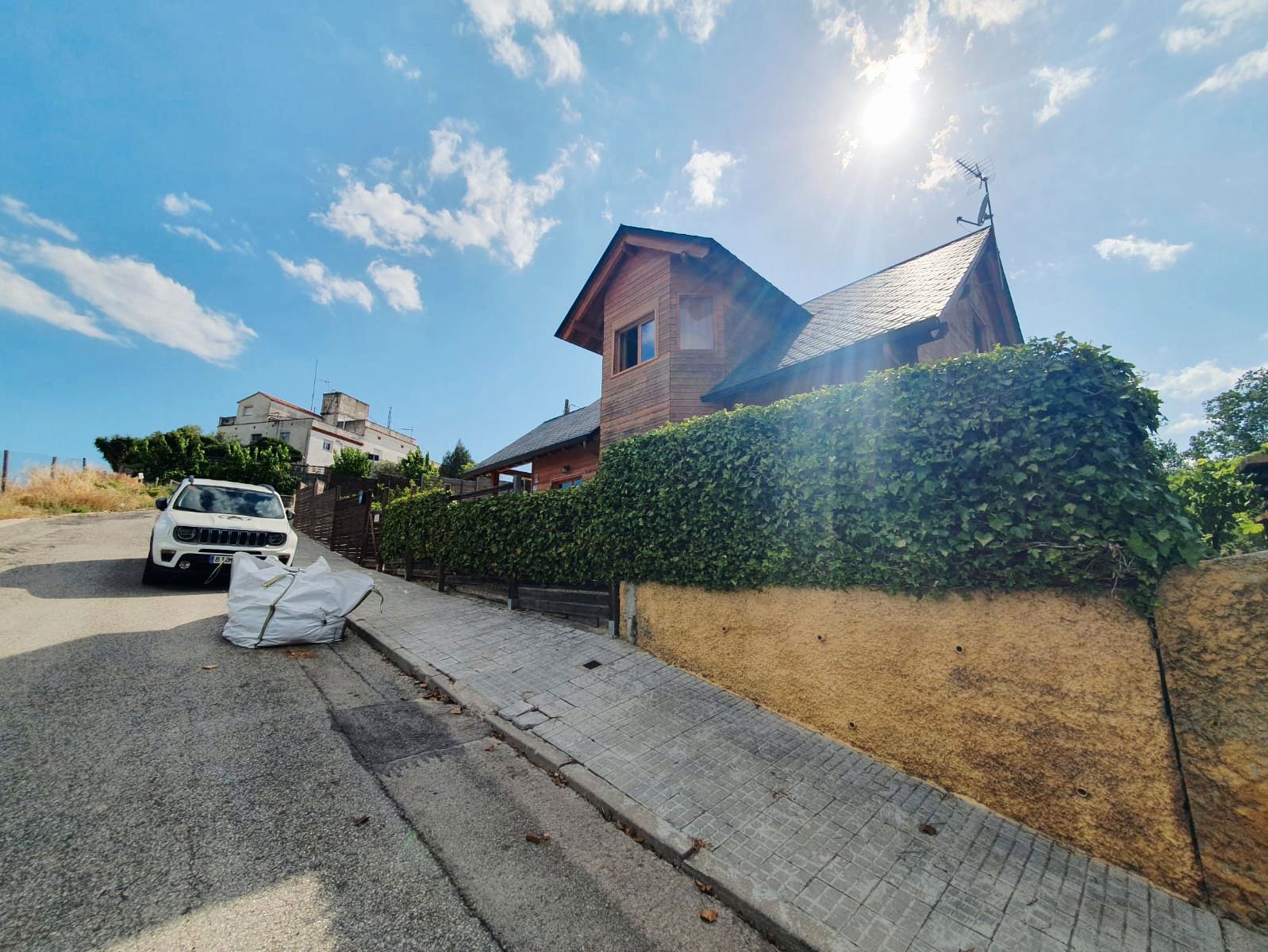 Vista exterior de Casa o xalet en venda en Piera amb Calefacció, Jardí privat i Terrassa