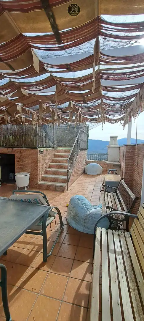 Terrassa de Casa o xalet en venda en Cárcheles amb Aire condicionat, Jardí privat i Terrassa