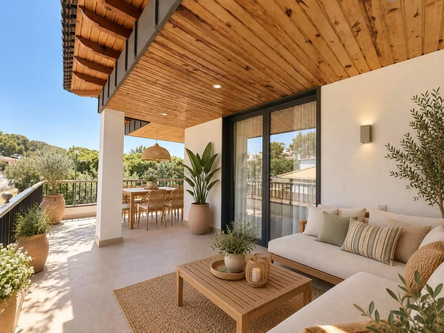 Terrace of Houses for sale in Cunit  with Air Conditioner, Private garden and Terrace