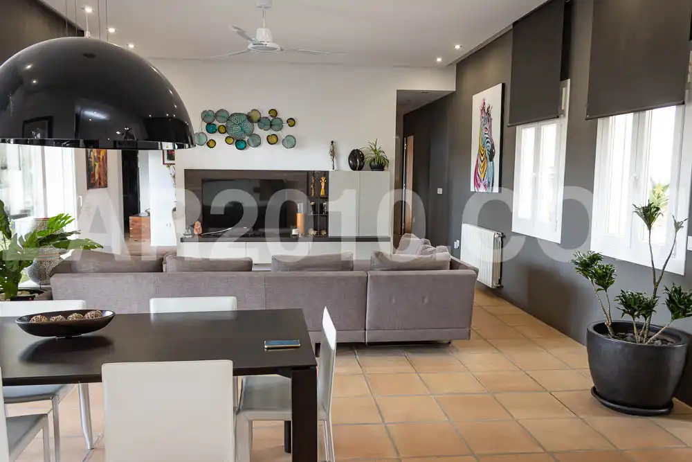 Sala d'estar de Casa o xalet en venda en Cuevas del Almanzora amb Calefacció, Jardí privat i Terrassa