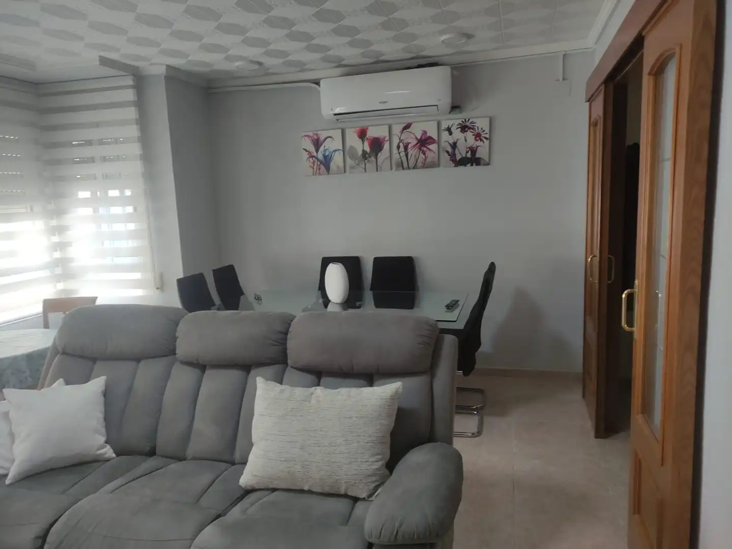 Wohnzimmer von Wohnung zum Verkauf in Burriana / Borriana mit Klimaanlage, Möbliert und Ofen