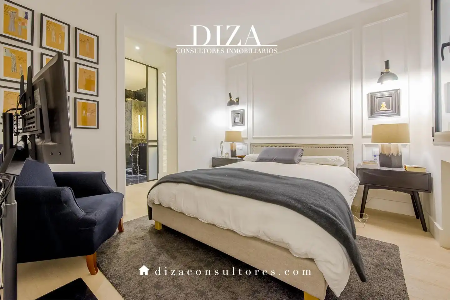 Bedroom of Apartments for sale in Madrid  with Air Conditioner and Heating