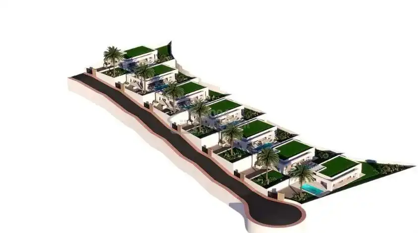 Vista exterior de Casa o chalet en venta en Finestrat con Aire acondicionado, Jardín privado y Terraza