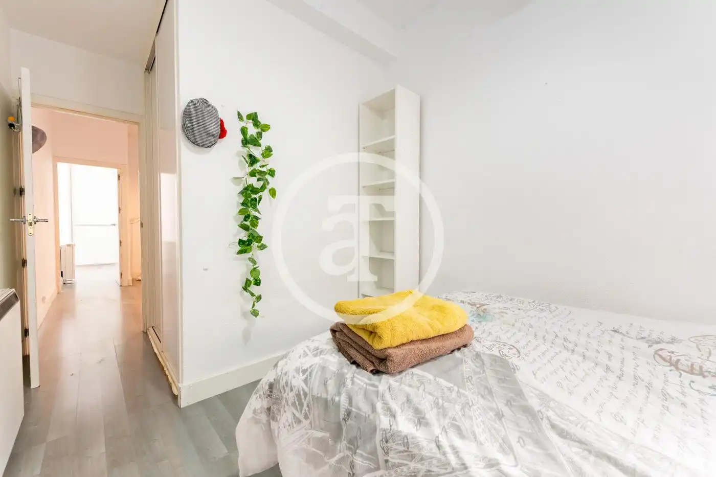 Bedroom of Flat for rent in Madrid  with Air Conditioner, Heating and Furnished