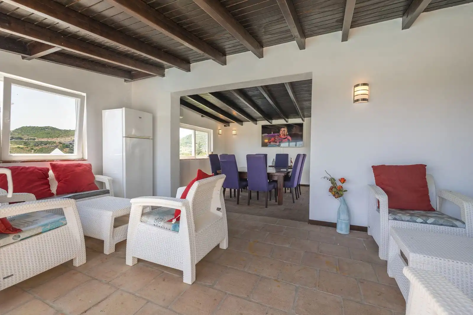 Sala d'estar de Casa adosada en venda en Estepona amb Aire condicionat, Terrassa i Traster