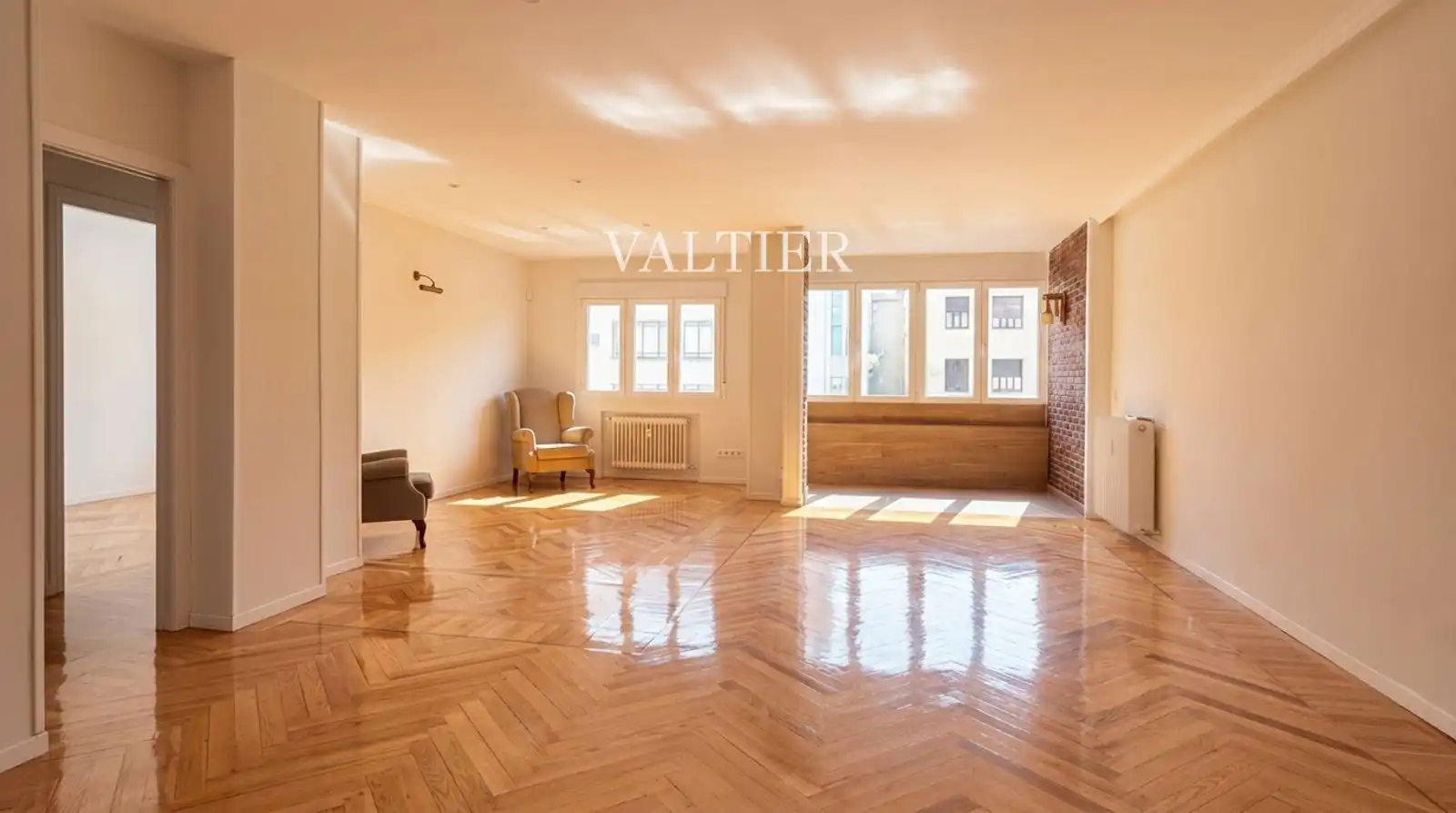 Sala d'estar de Pis de lloguer en Madrid amb Aire condicionat, Piscina i Piscina comunitària