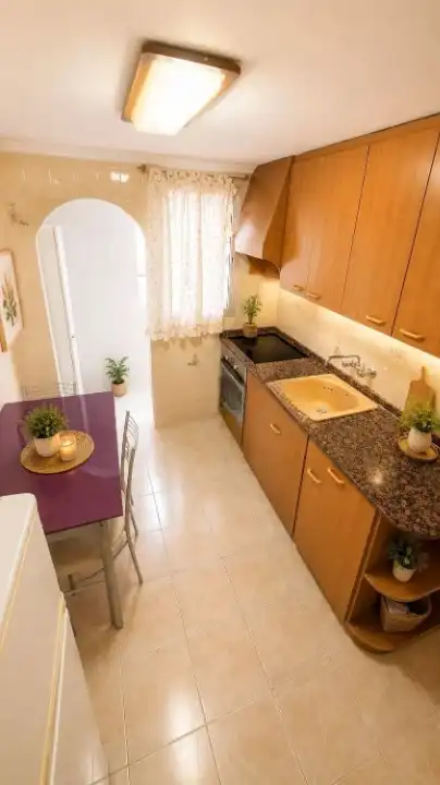 Kitchen of Flat for sale in Sagunto / Sagunt  with Air Conditioner, Heating and Terrace