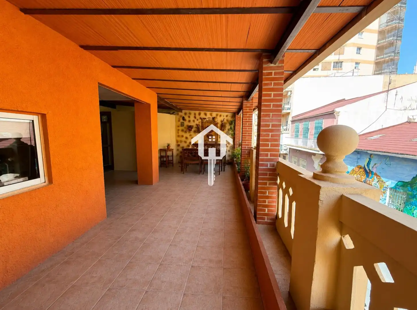 Terraza de Casa adosada en venta en Alicante / Alacant