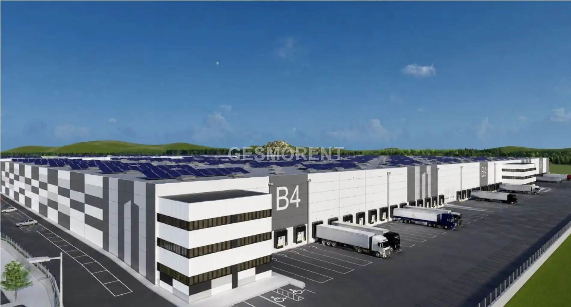 Außenansicht von Fabrikhallen zur Miete in San Fernando de Henares