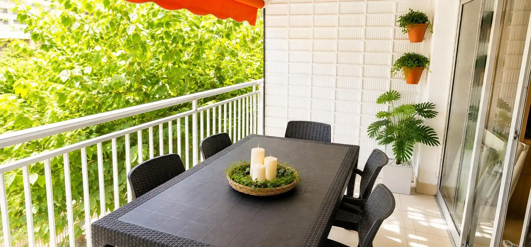Terrasse von Wohnung zum Verkauf in Salou mit Klimaanlage, Terrasse und Möbliert
