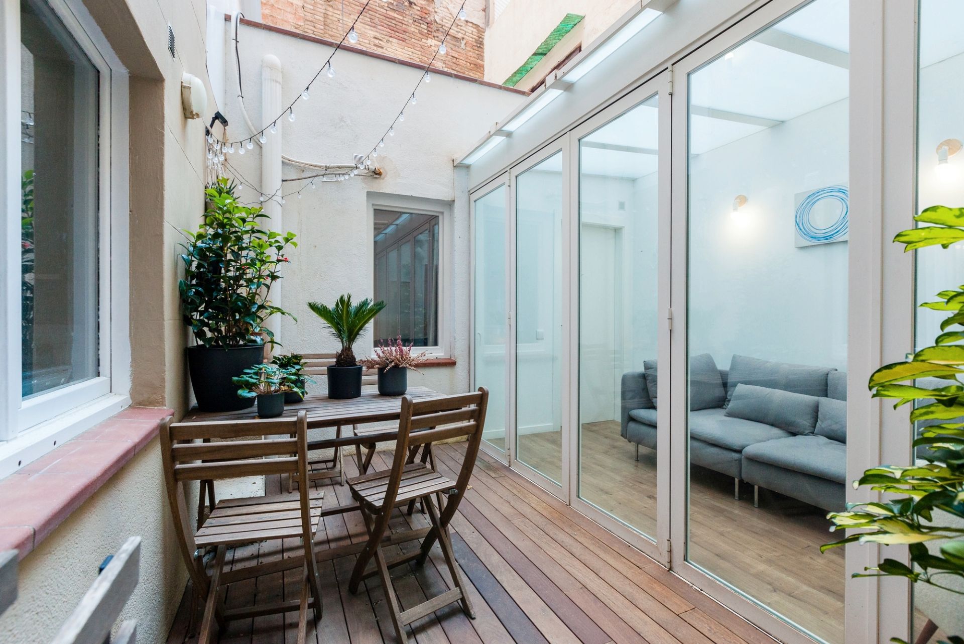 Terrace of Flat to rent in  Barcelona Capital  with Air Conditioner, Terrace and Balcony