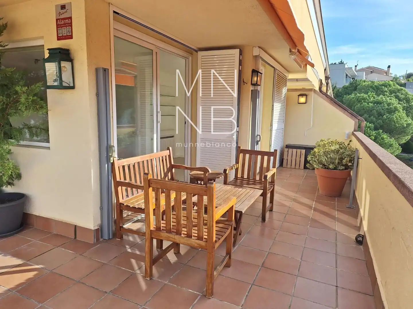 Terrasse von Dachboden zum Verkauf in Sant Vicenç de Montalt mit Klimaanlage, Heizung und Terrasse