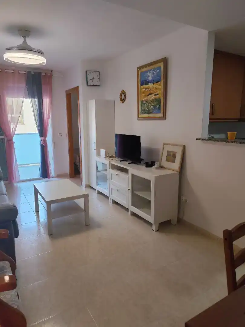 Sala de estar de Piso de alquiler en Benicarló con Aire acondicionado, Amueblado y Horno