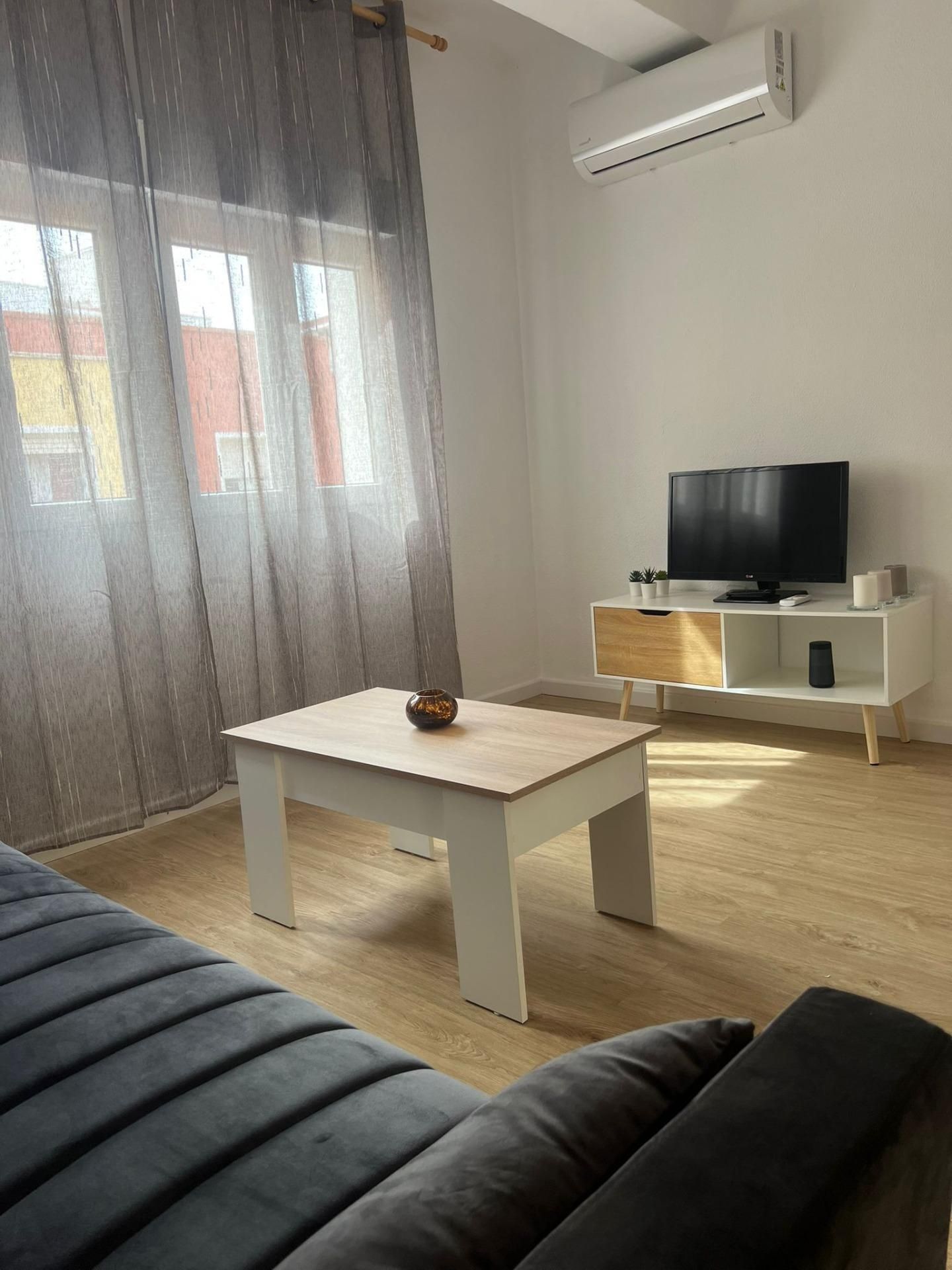 Living room of Flat for sale in Badajoz Capital  with Heating, Terrace and Balcony
