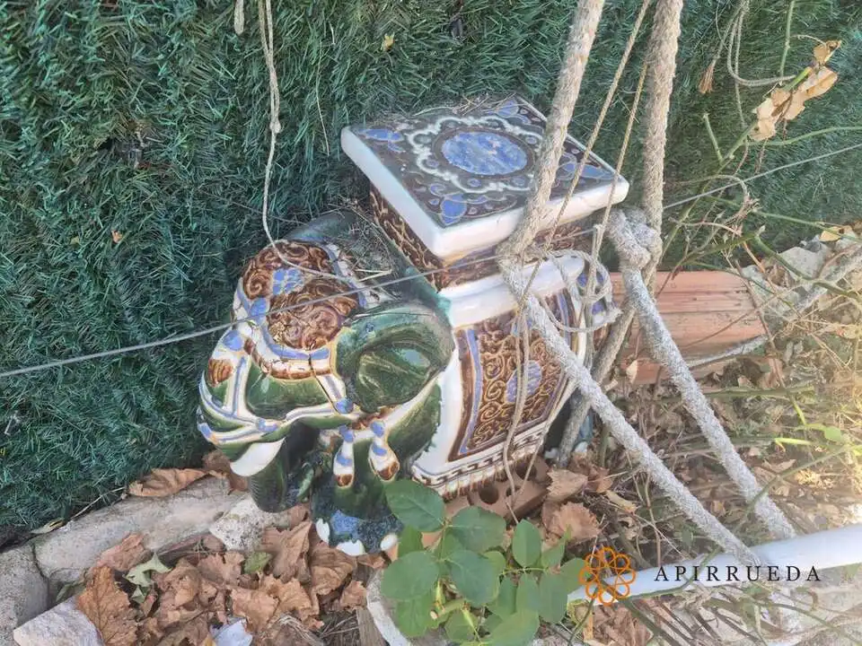 Garden of Houses for sale in Alforque  with Air Conditioner, Heating and Storage room