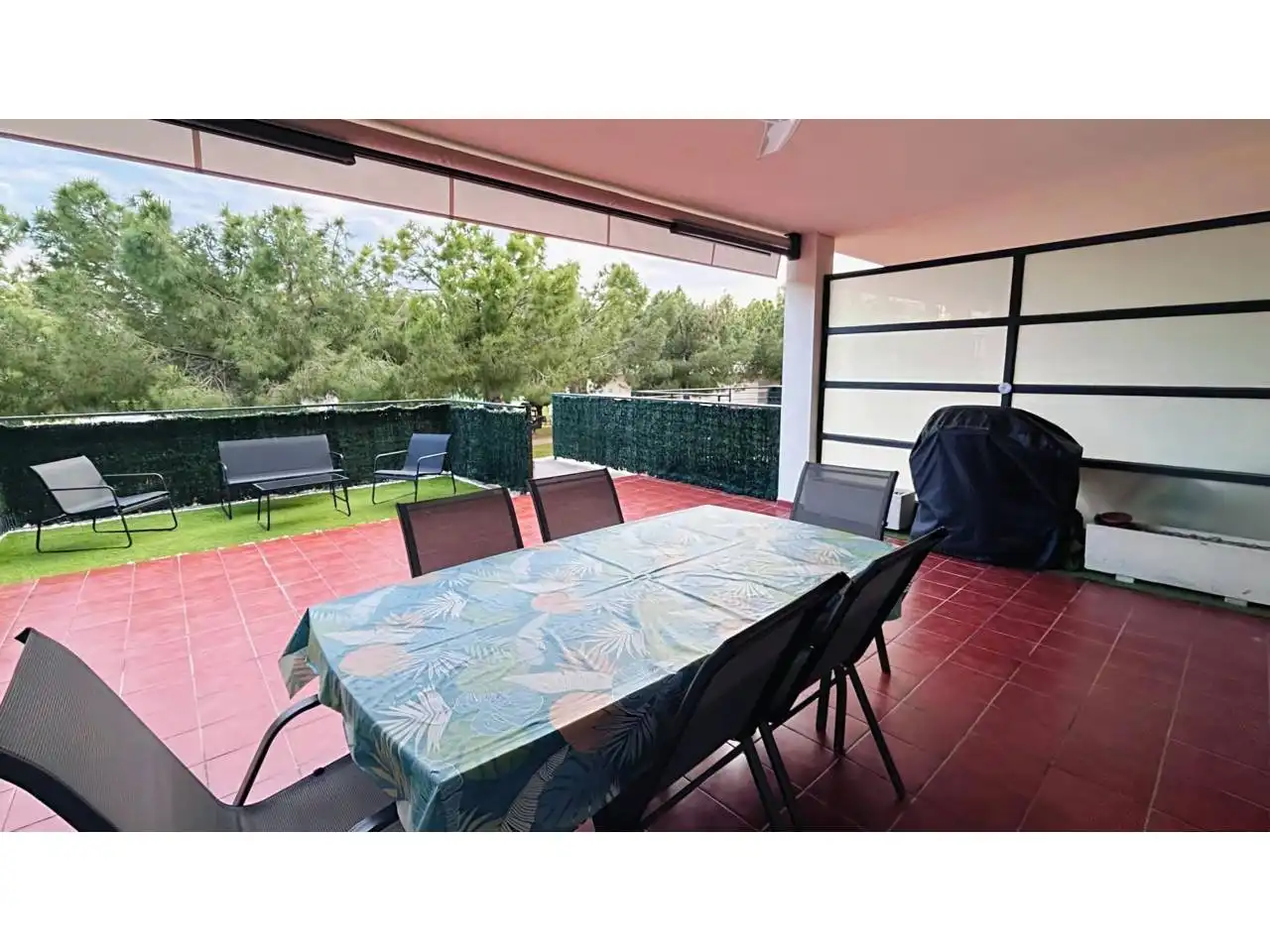 Terrasse von Wohnung zur Miete in San Jorge / Sant Jordi mit Klimaanlage, Heizung und Terrasse
