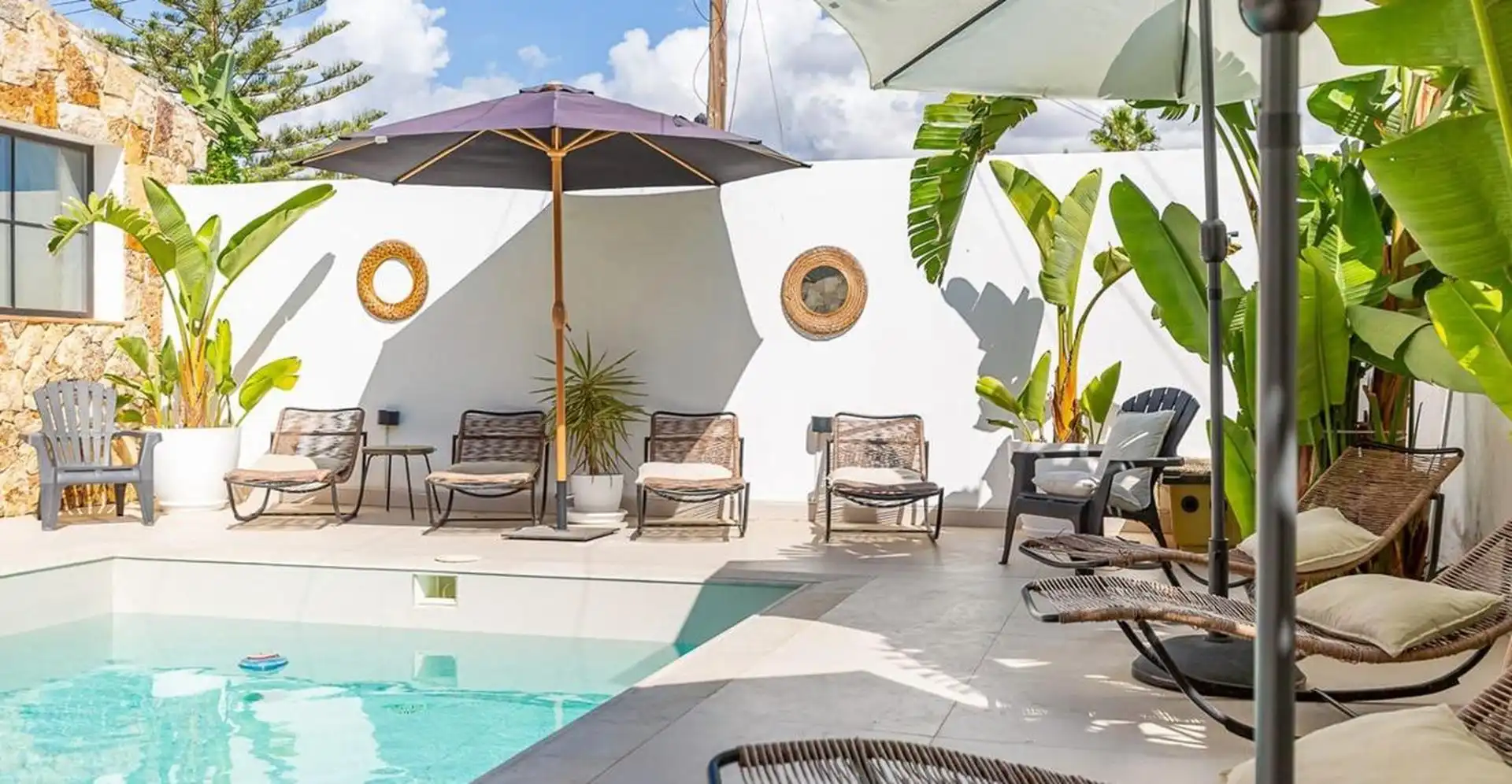 Terrassa de Casa o xalet en venda en Estepona amb Aire condicionat, Jardí privat i Terrassa