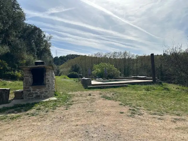 Finca rústica de alquiler en Vallgorguina con Calefacción, Jardín privado y Piscina