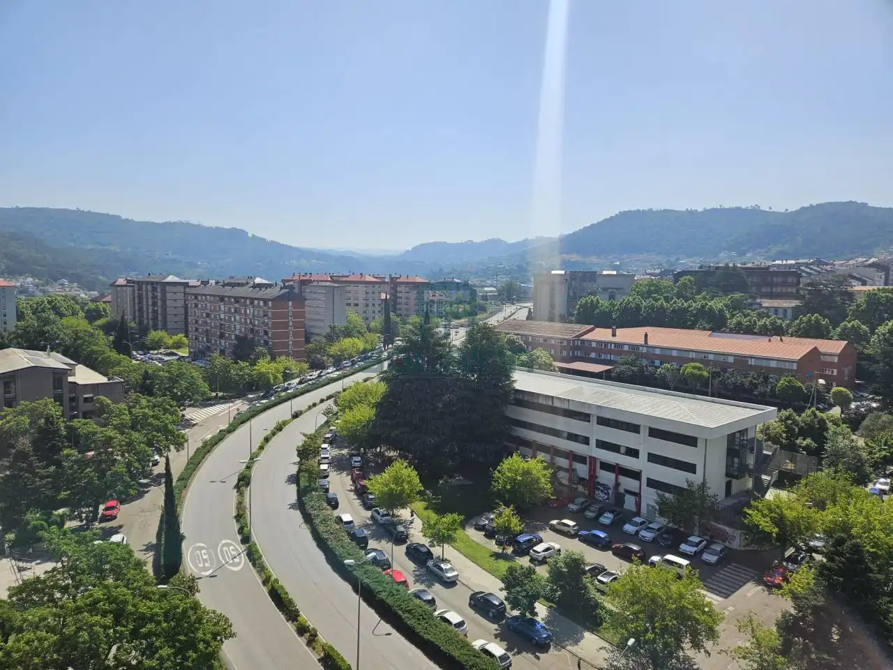 Vista exterior de Piso en venta en Ourense Capital  con Calefacción, Parquet y Trastero