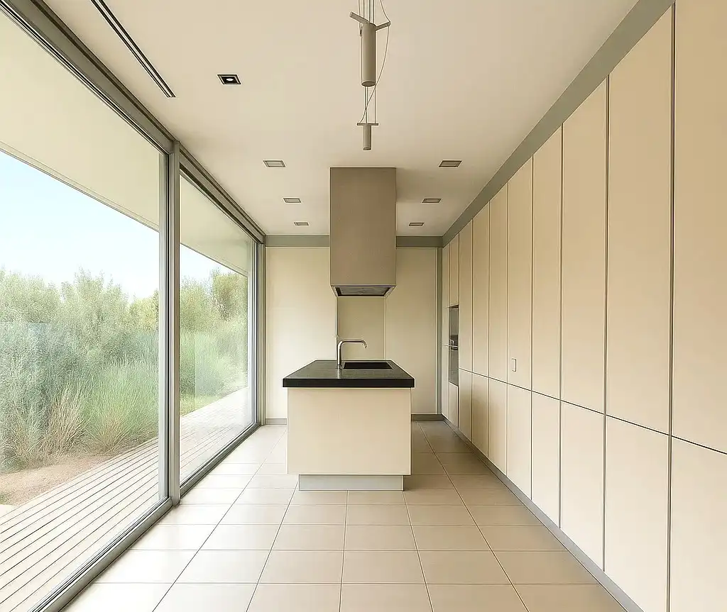 Cocina de Casa o chalet en venta en Barcelona con Jardín privado, Terraza y Balcón