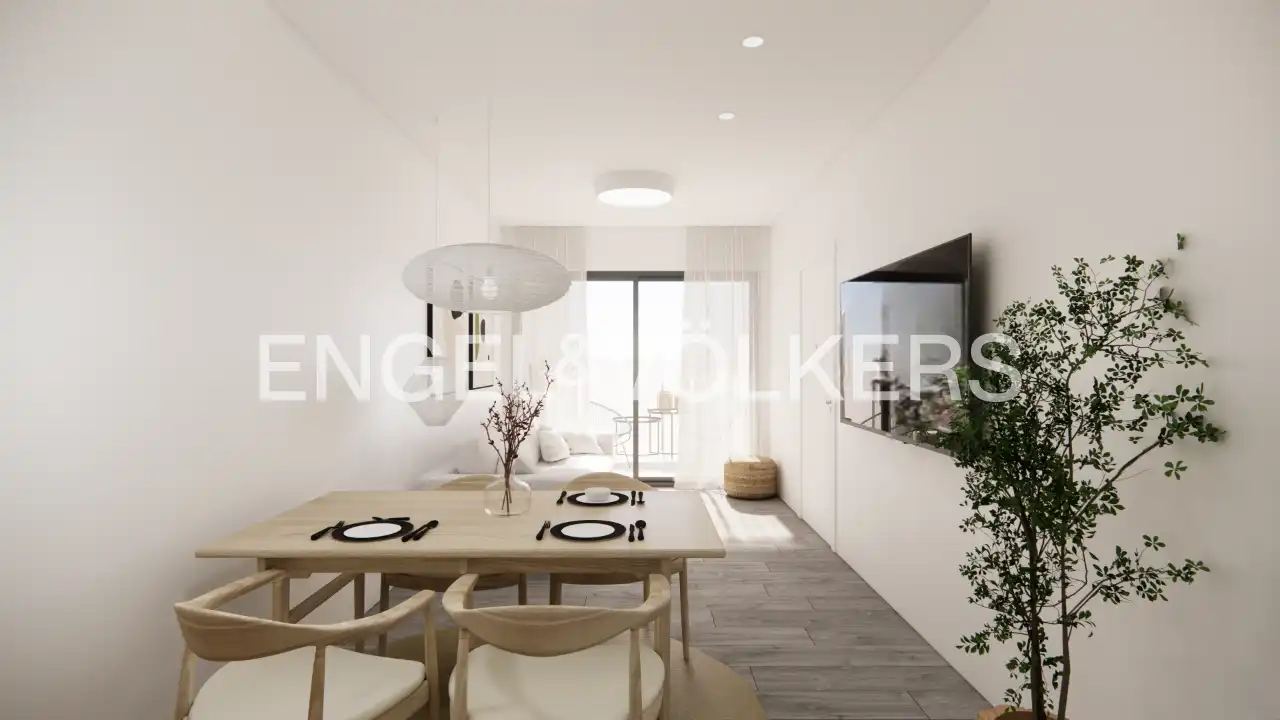 Sala de estar de Apartamento en venta en Pilar de la Horadada con Aire acondicionado, Calefacción y Terraza