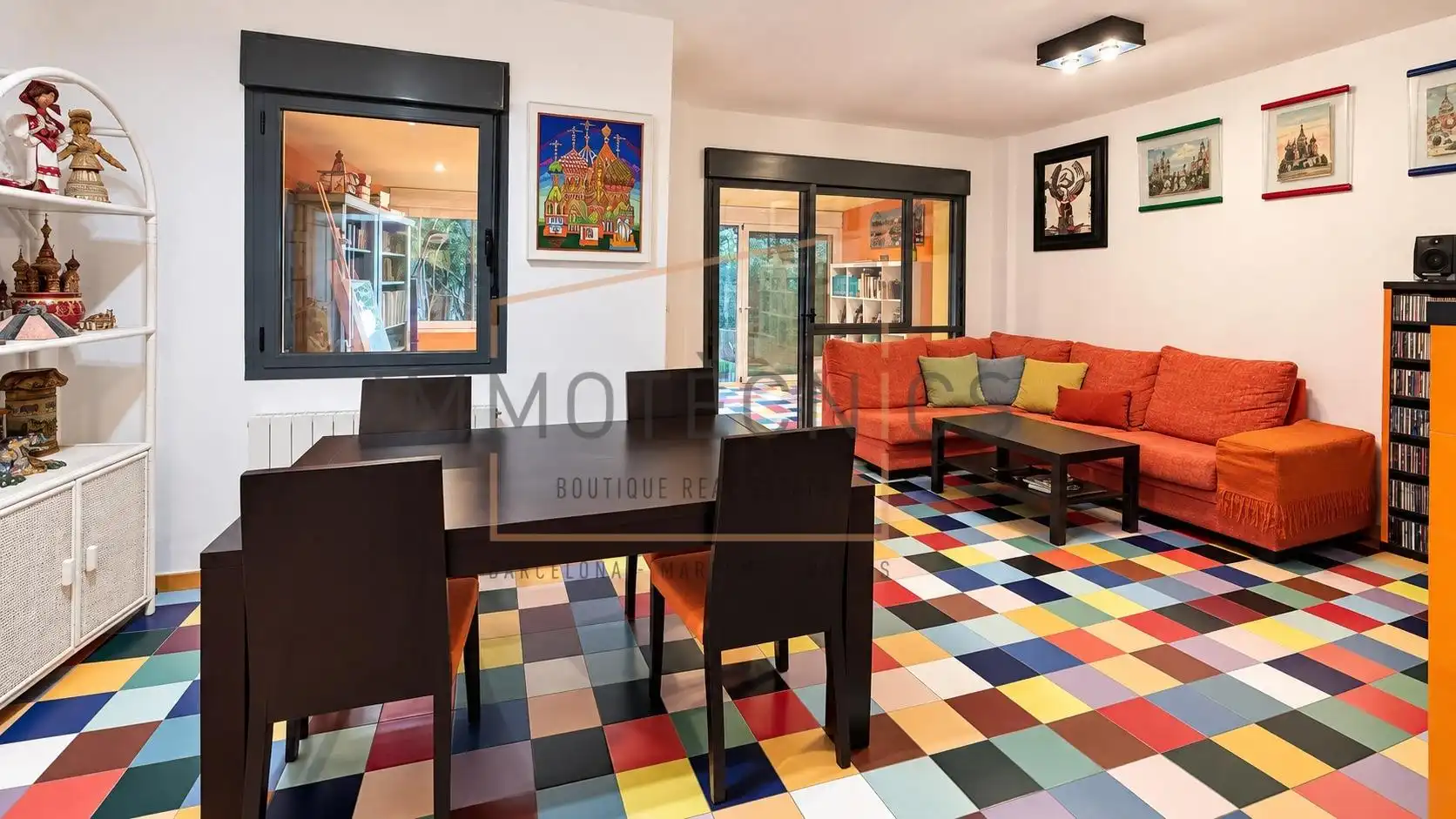 Sala de estar de Casa adosada en venta en Canet de Mar, Barcelona