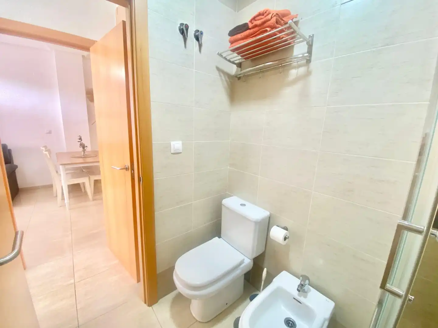 Bany de Apartament de lloguer en El Campello amb Piscina, Moblat i Rentadora