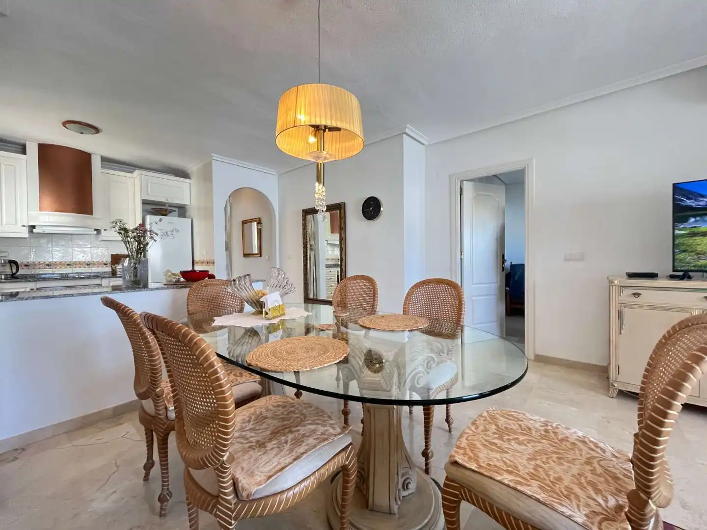 Dining room of Apartments for sale in Orihuela  with Air Conditioner, Terrace and Swimming Pool