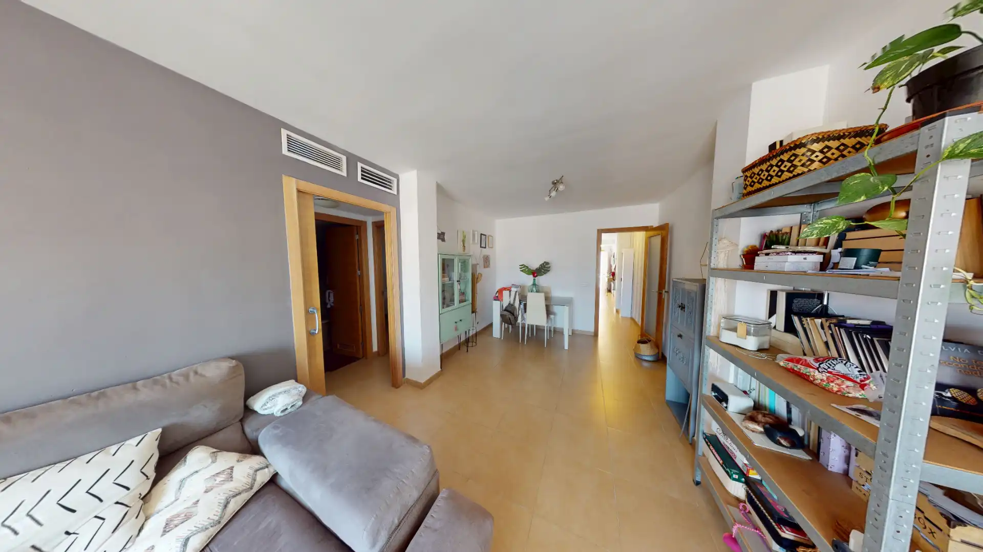 Living room of Flat for sale in Roquetas de Mar  with Air Conditioner, Heating and Private garden