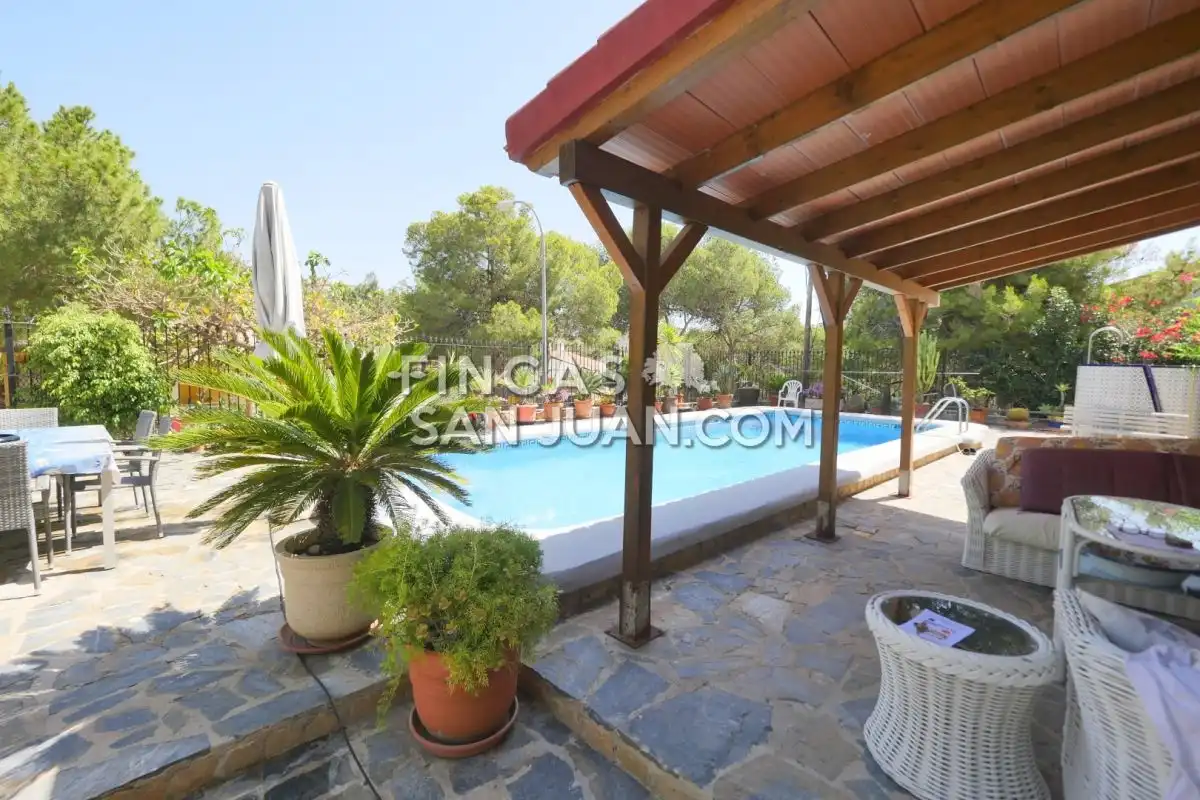 Swimming pool of Houses for sale in El Campello  with Air Conditioner, Heating and Private garden