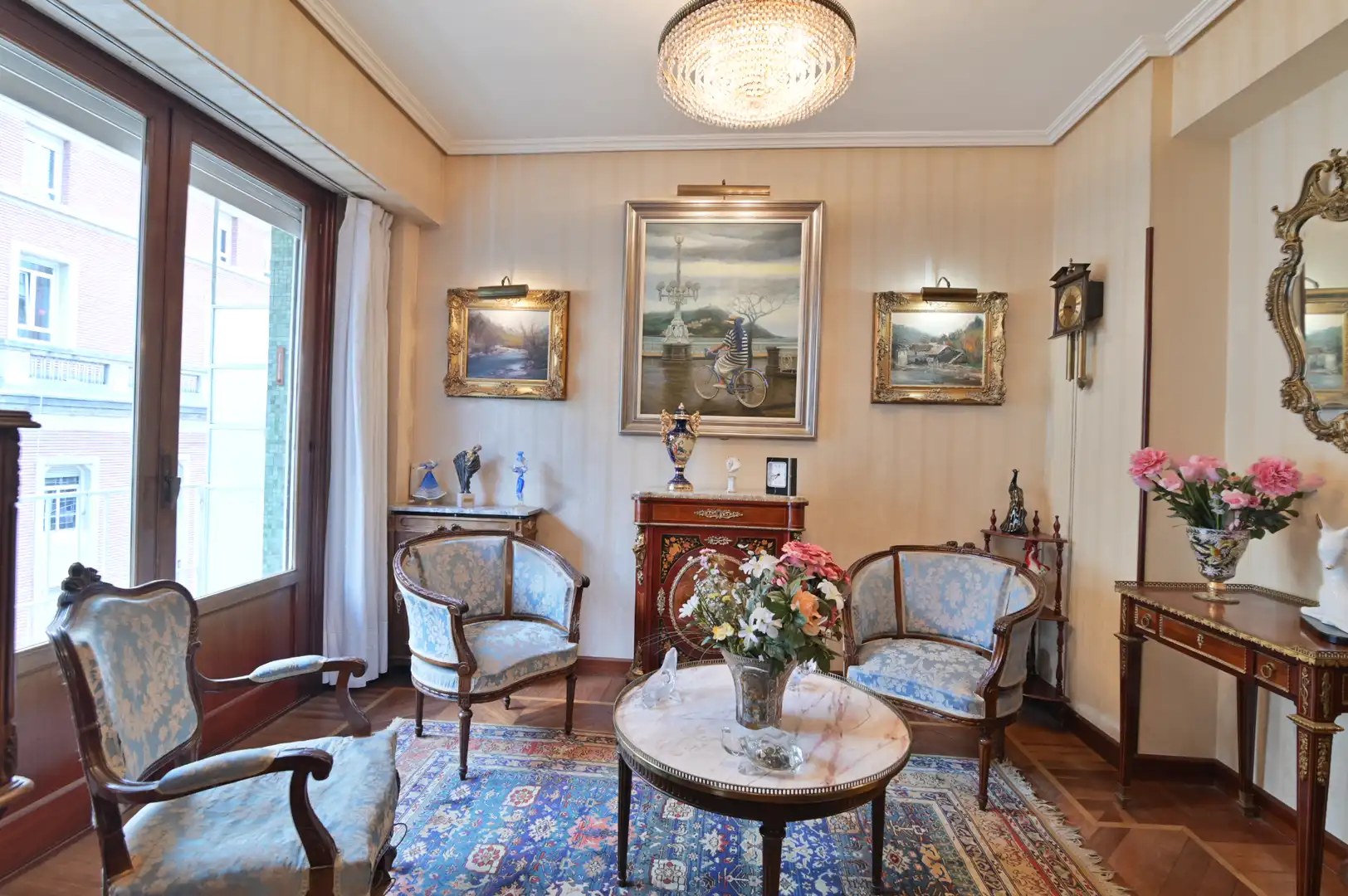 Sala de estar de Piso en venta en Bilbao  con Calefacción y Balcón