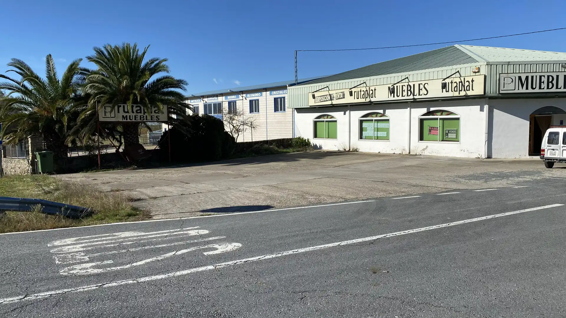 Exterior view of Industrial buildings for sale in Hervás  with Heating and Alarm