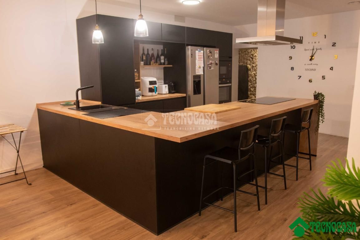 Kitchen of Single-family semi-detached for sale in Alhama de Almería  with Air Conditioner, Heating and Private garden