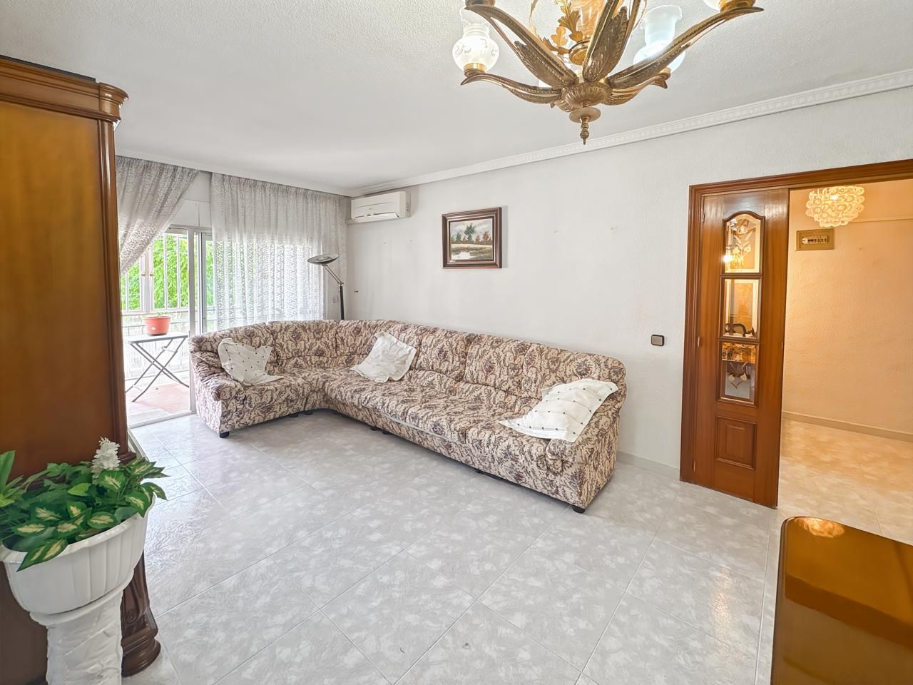 Sala de estar de Piso en venta en  Madrid Capital con Aire acondicionado, Calefacción y Terraza