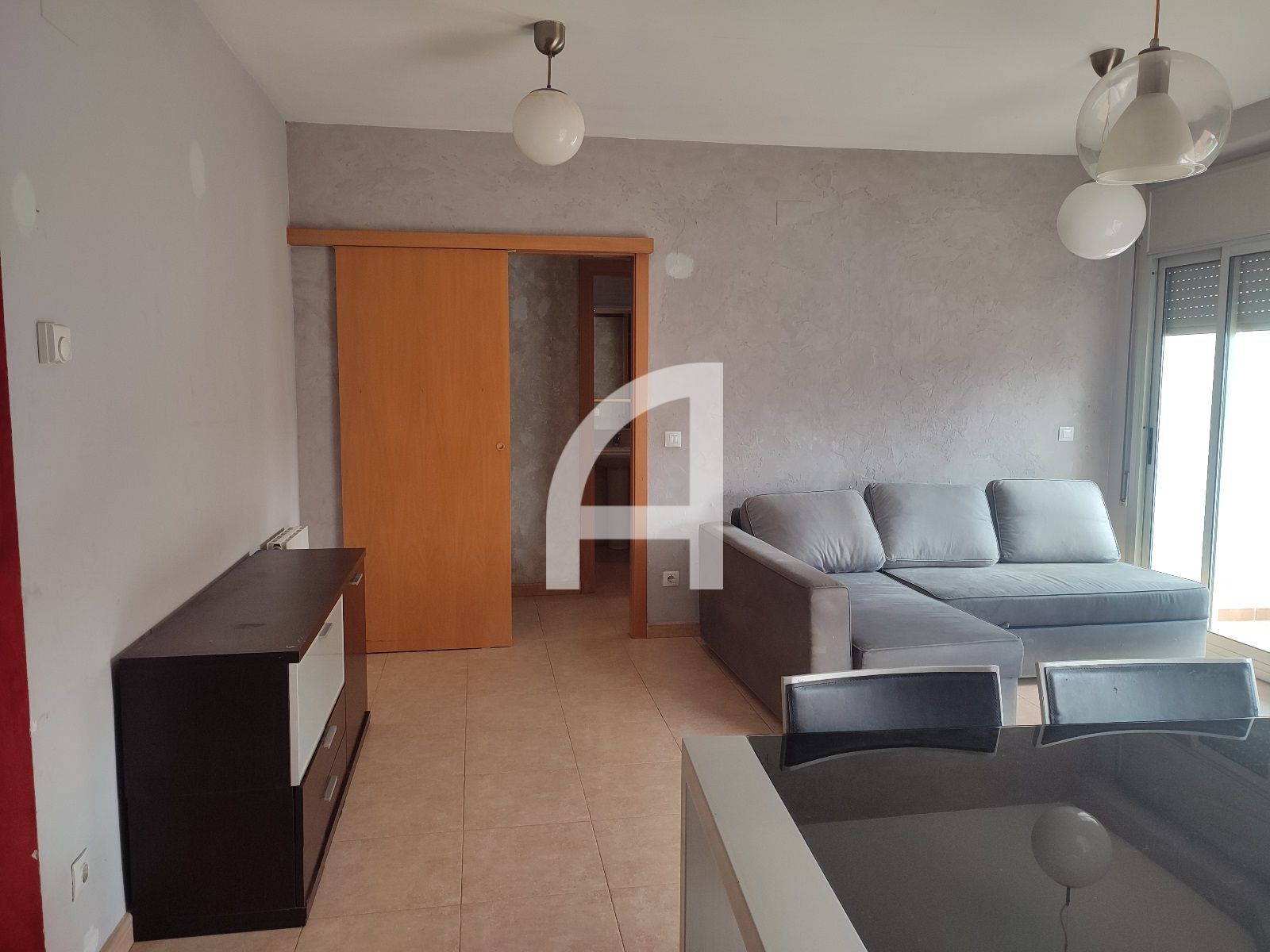 Living room of Flat for sale in Sant Antoni de Vilamajor  with Heating, Terrace and Furnished