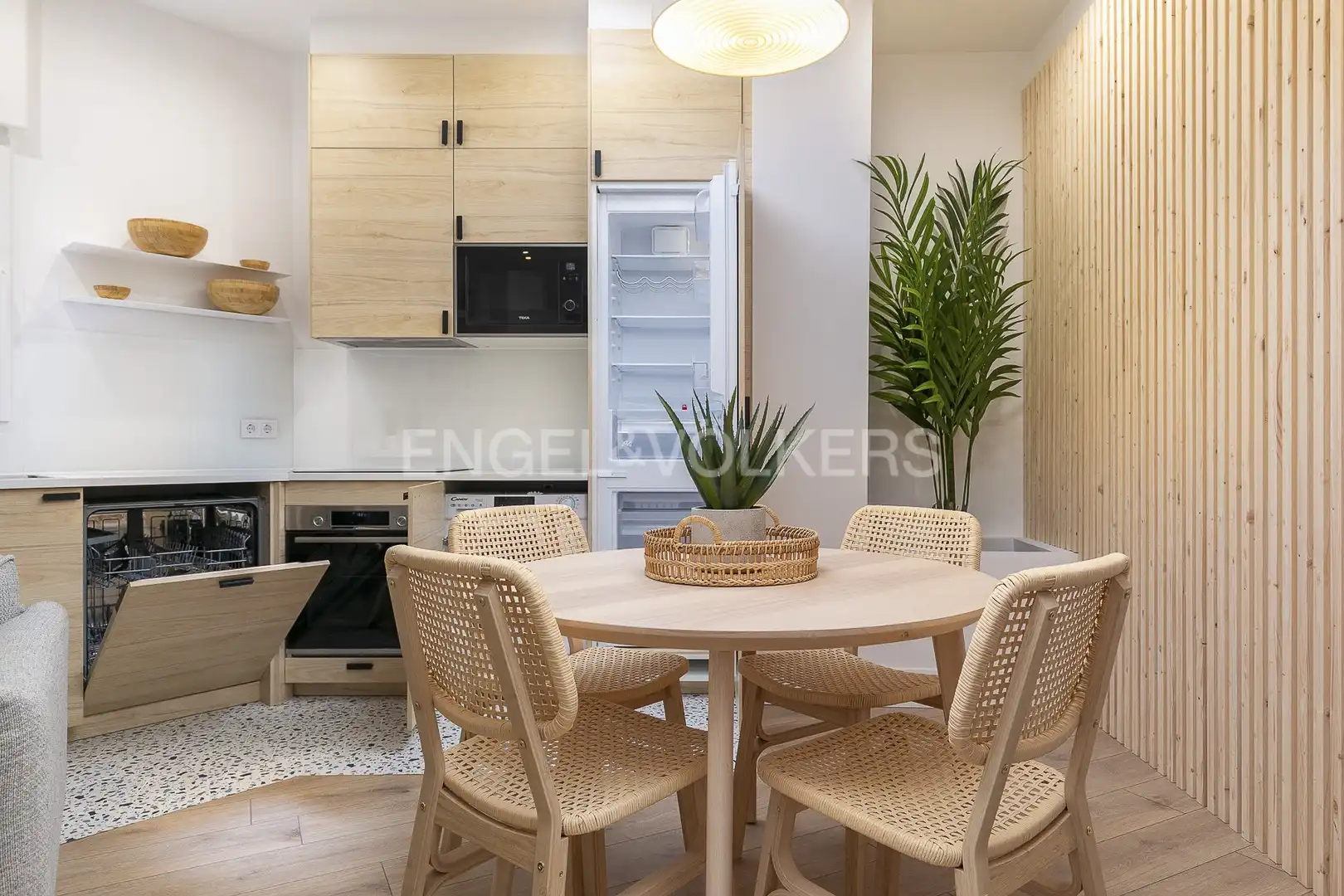 Kitchen of Flat for rent in Madrid  with Air Conditioner, Heating and Pets allowed