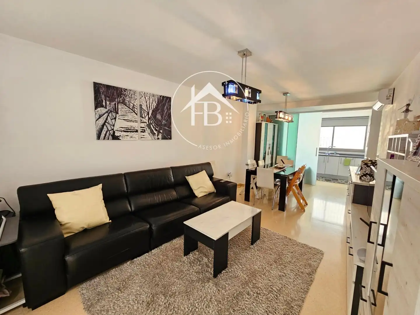 Sala de estar de Piso en venta en Sant Joan d'Alacant con Aire acondicionado y Calefacción